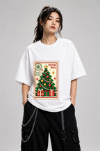 Holiday Mail Stamp - White