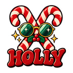 Holly Candy Canes