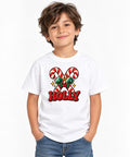 Holly Candy Canes - White