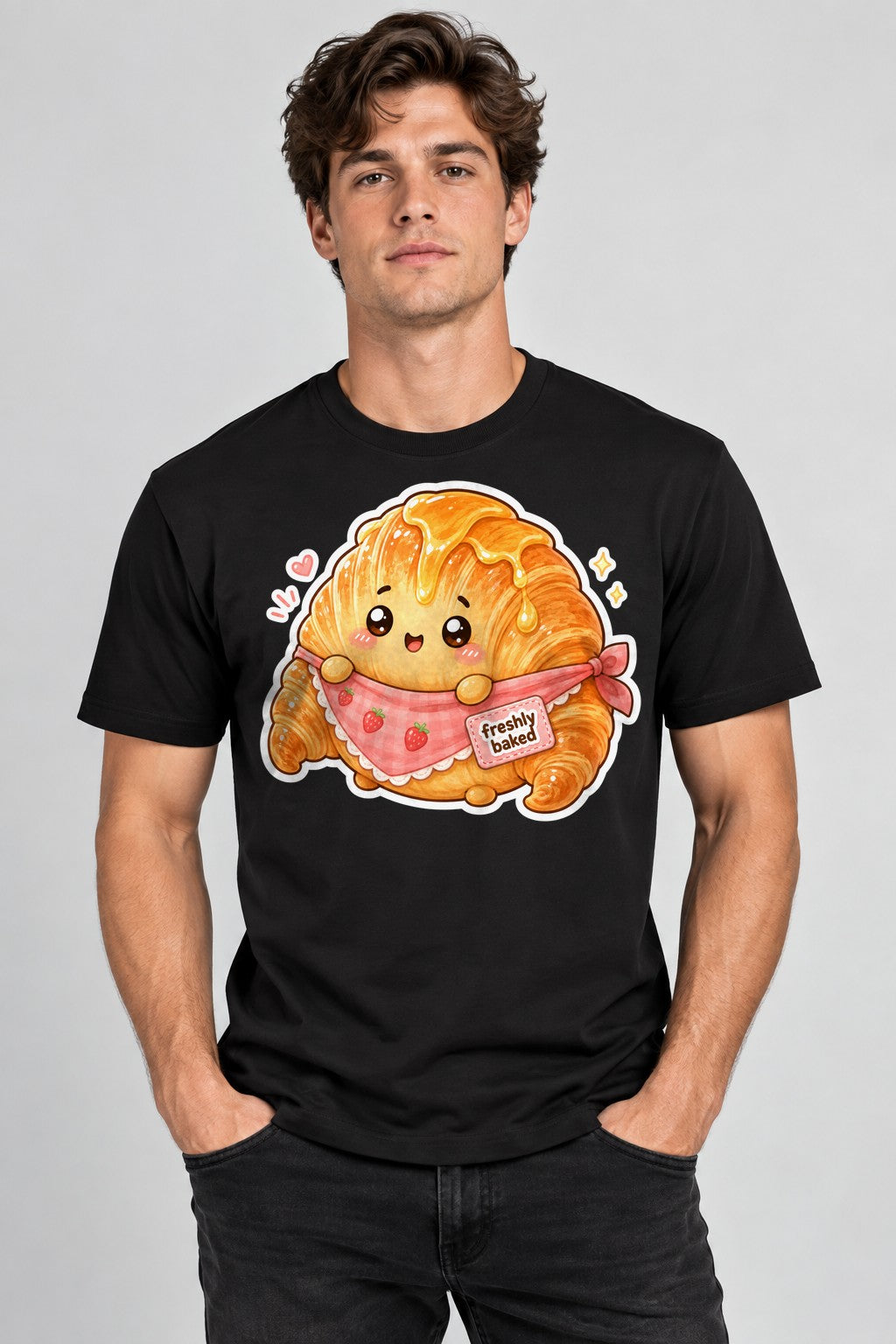 Honey Glazed Croissant - Black