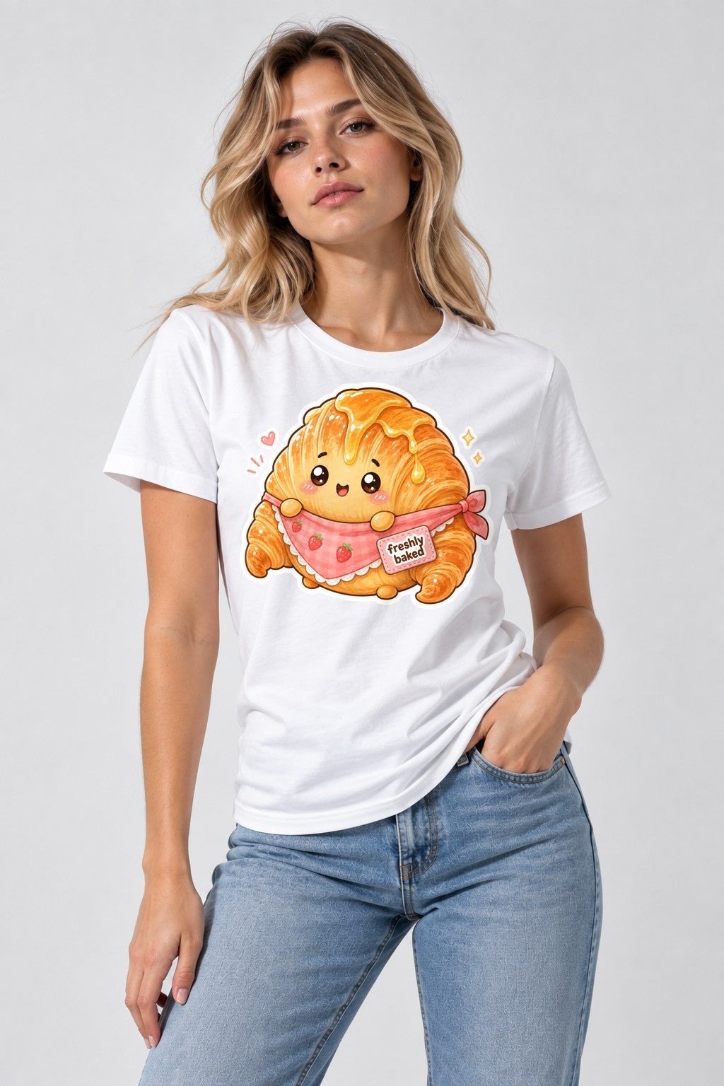 Honey Glazed Croissant - White