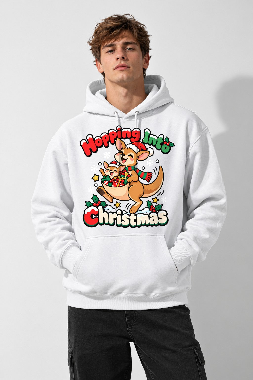 Hopping Into Christmas - White