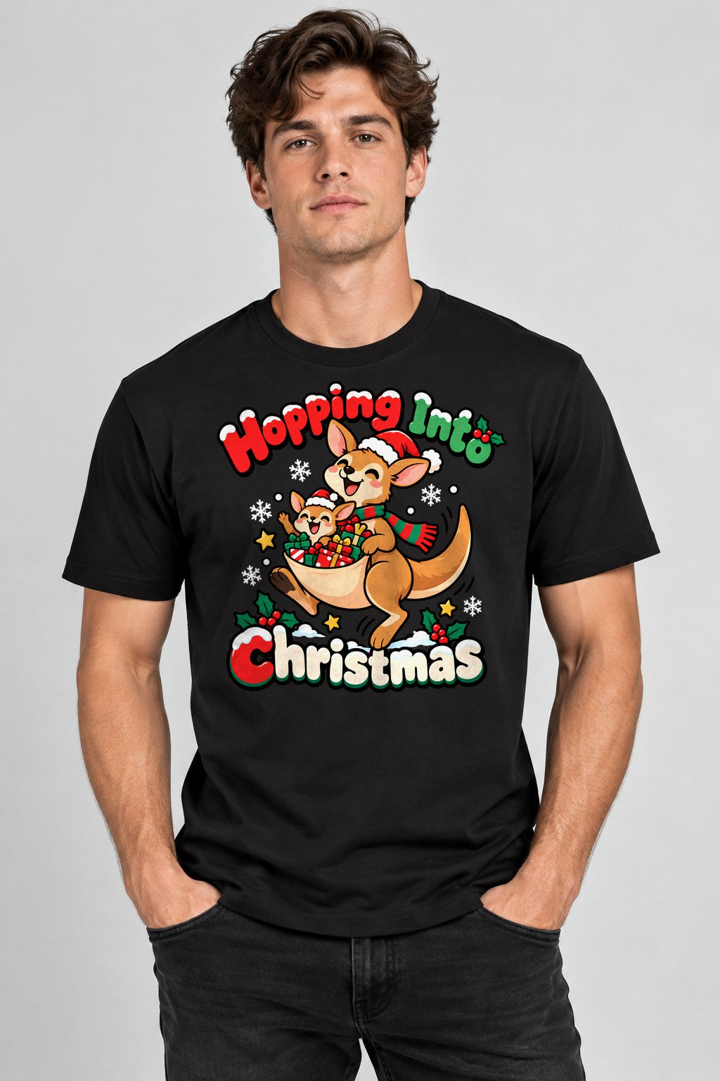 Hopping Into Christmas - Black