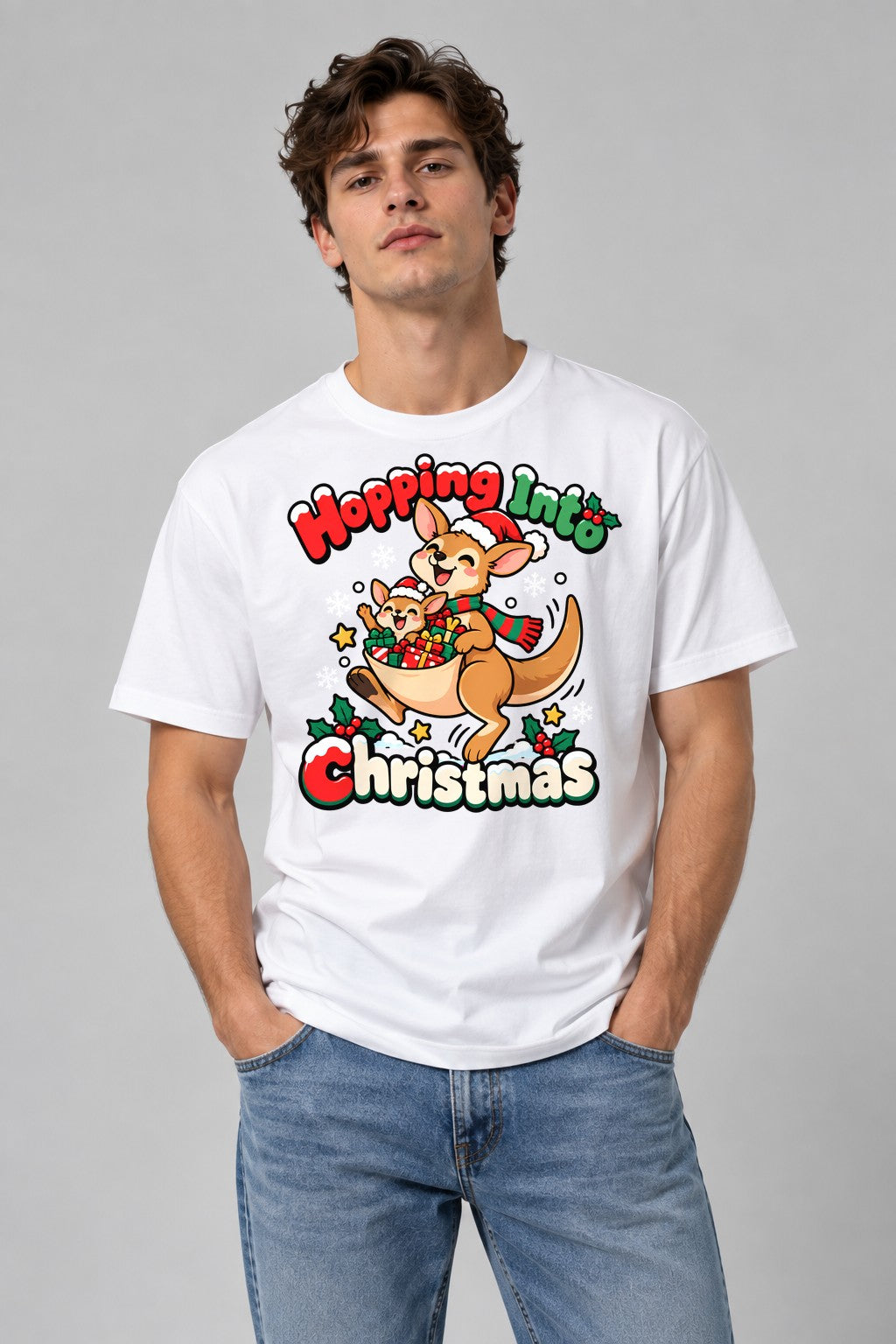 Hopping Into Christmas - White