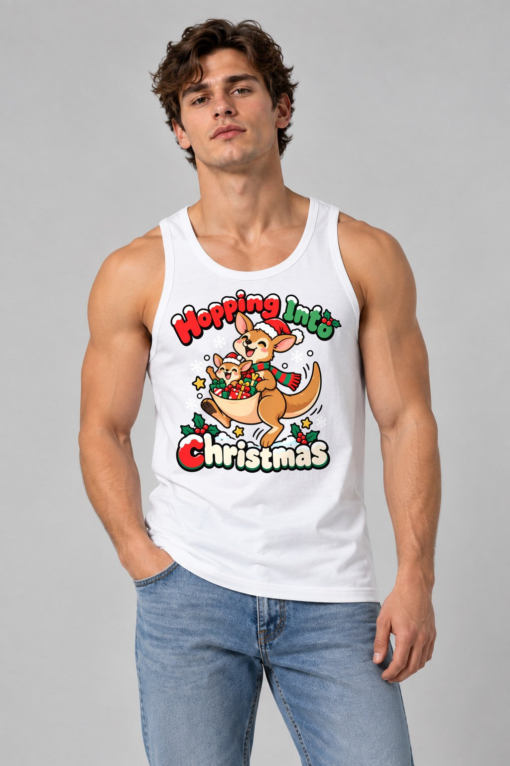 Hopping Into Christmas - White