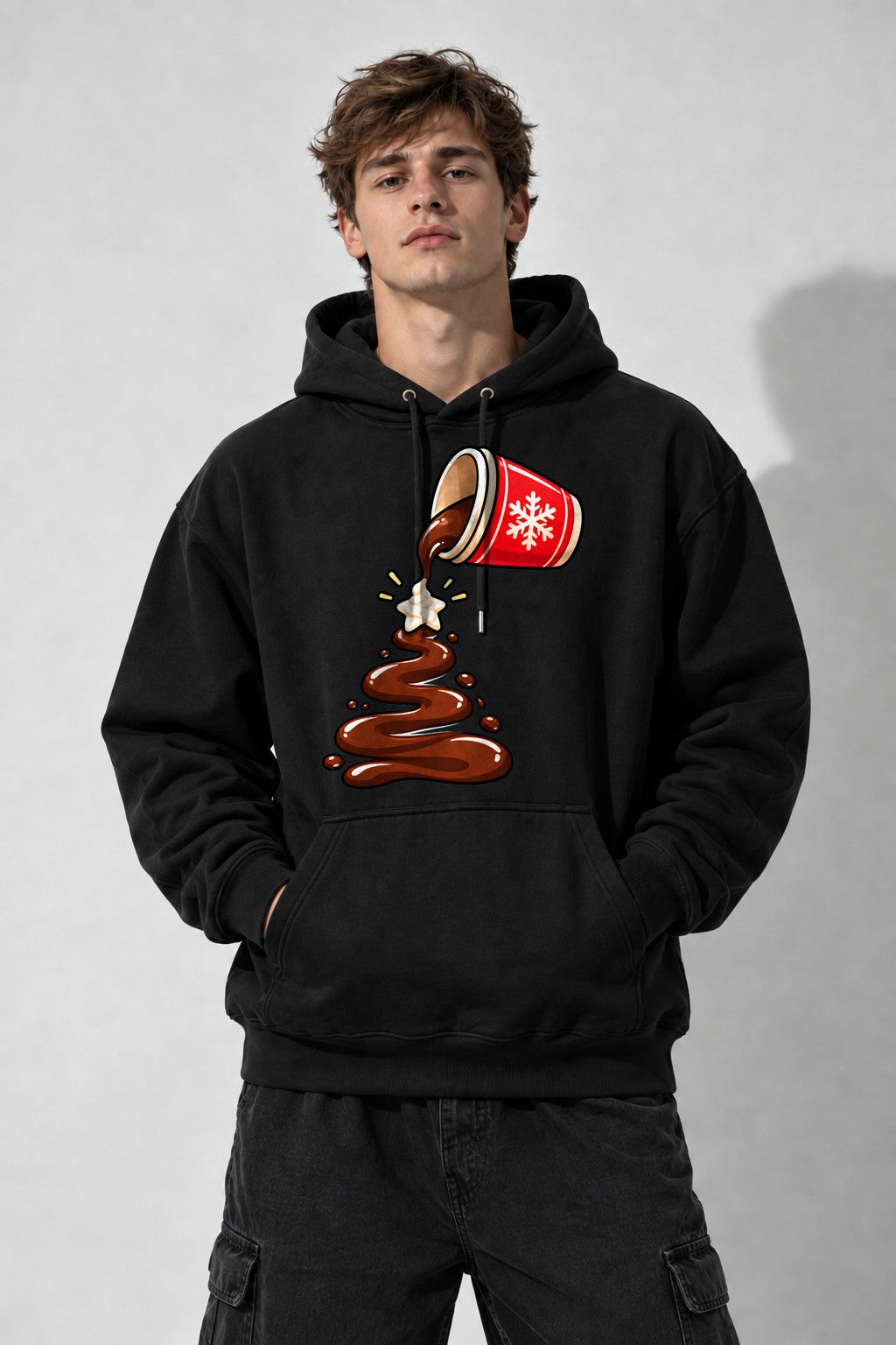 Hot Cocoa Christmas Tree - Black