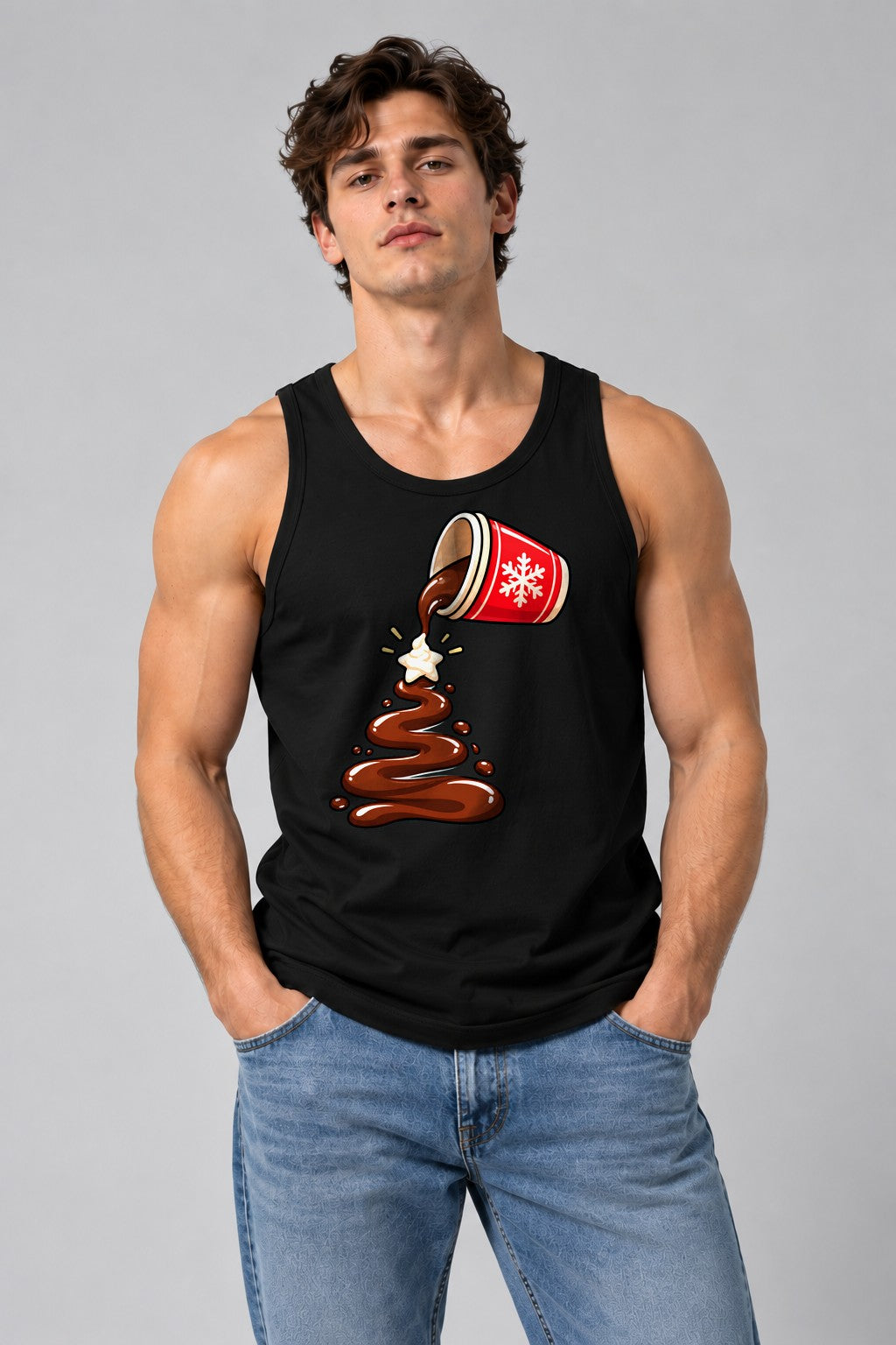 Hot Cocoa Christmas Tree - Black