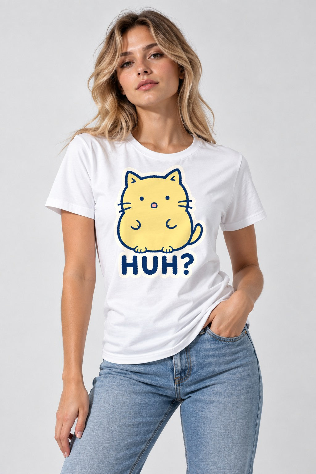Huh Cat - White