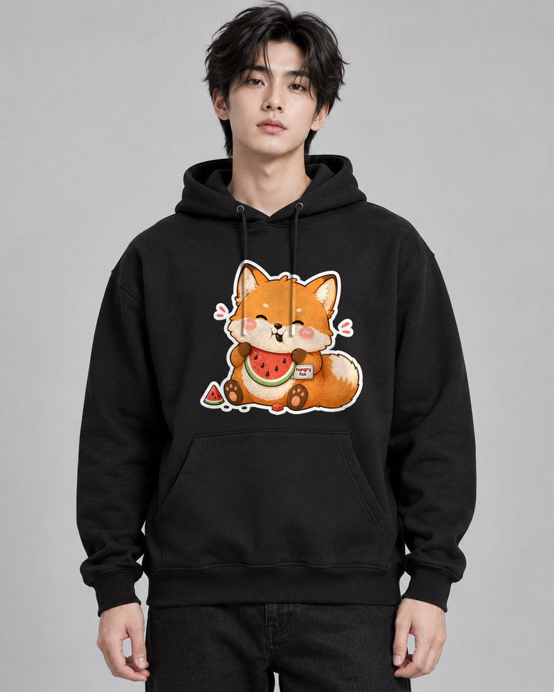 Hungry Fox Watermelon - Black