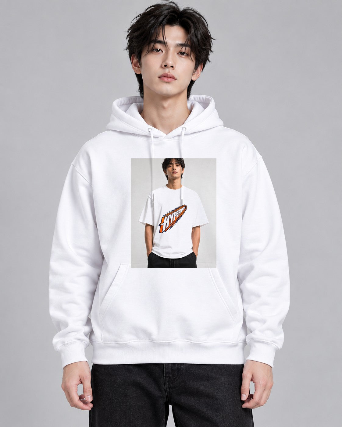 Hyperdrive Speed Graphic - White