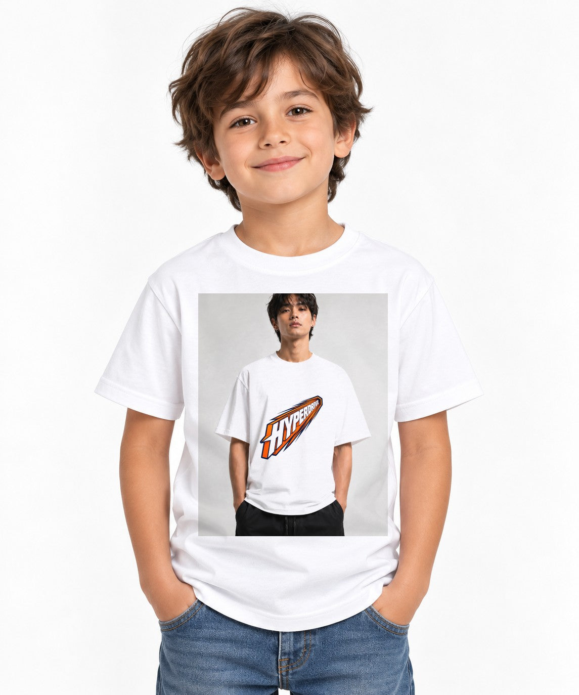 Hyperdrive Speed Graphic - White