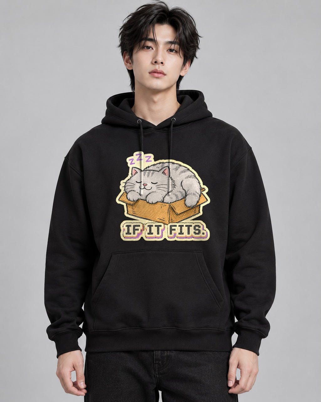 If It Fits Cat - Black