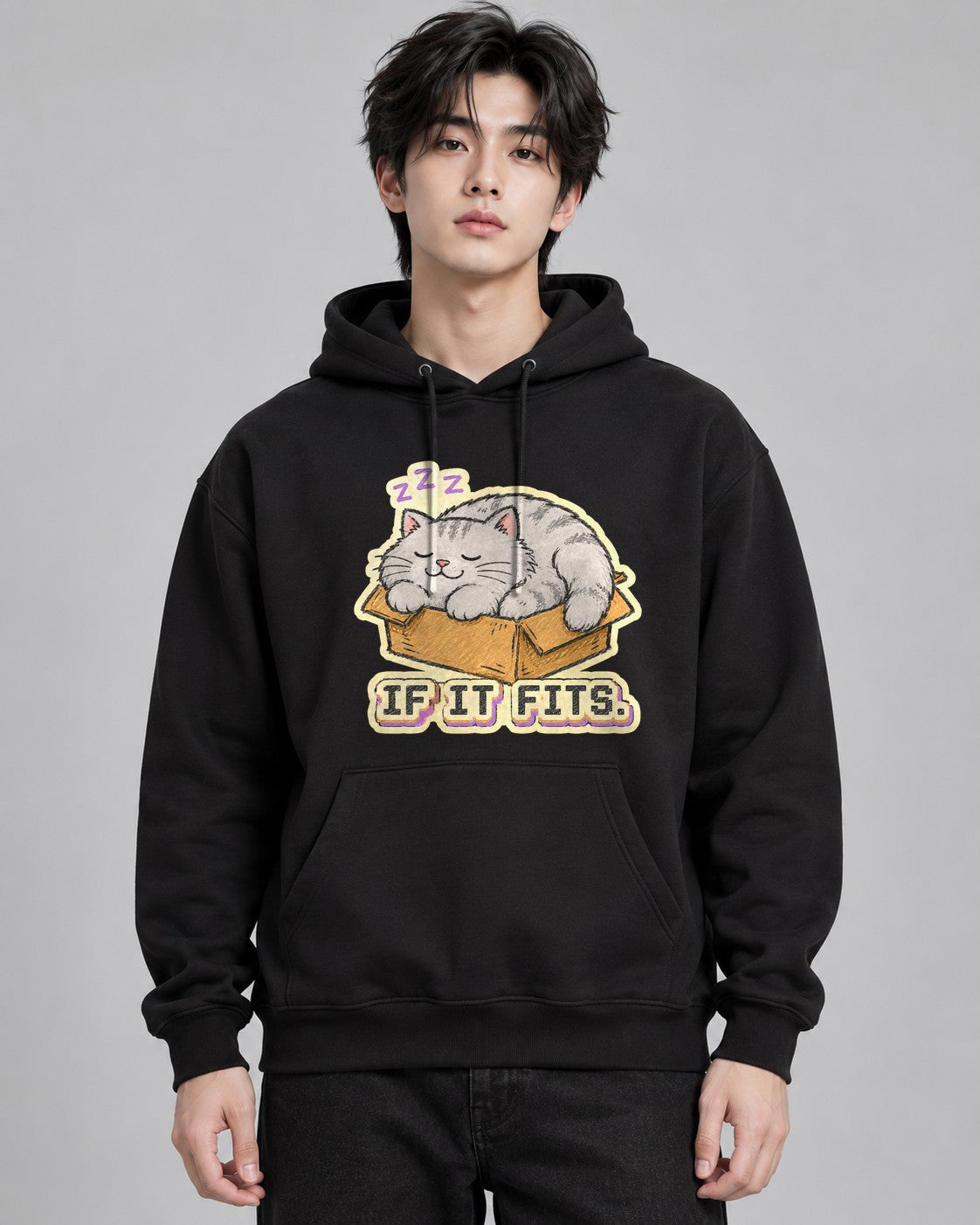 If It Fits Cat - Black