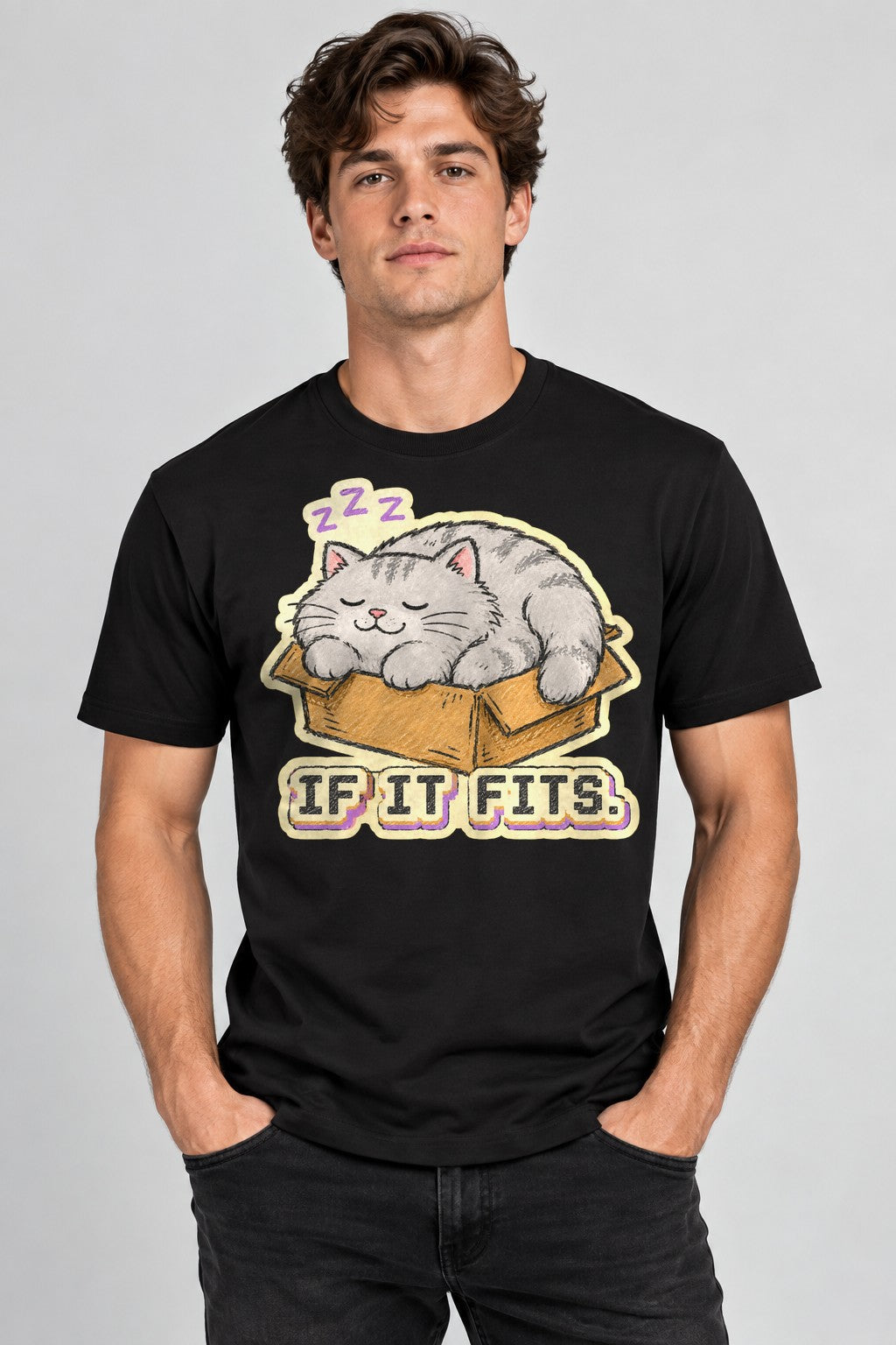 If It Fits Cat - Black