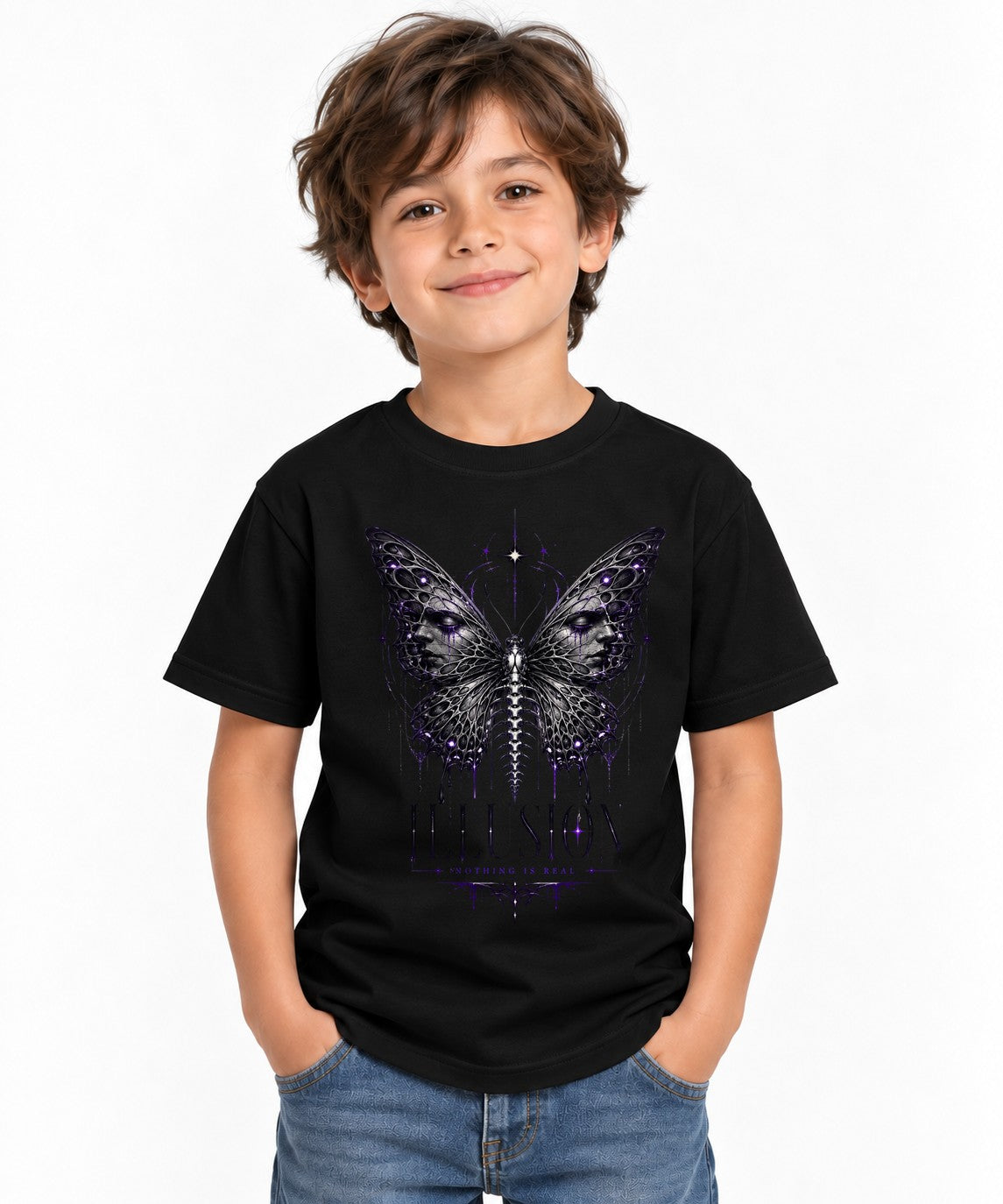Illusion Butterfly - Black