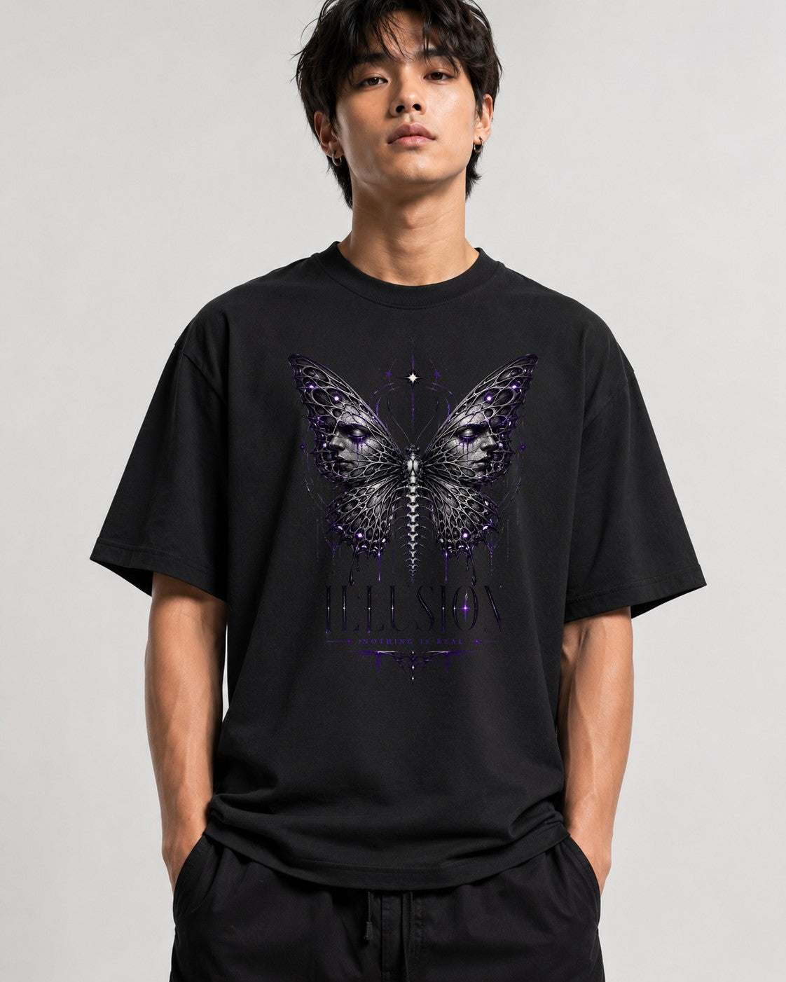 Illusion Butterfly - Black