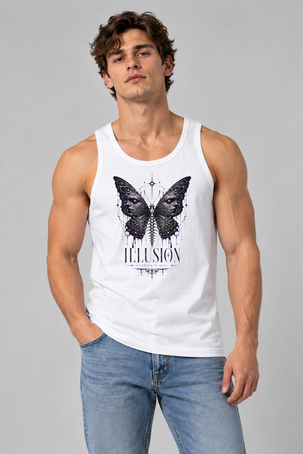 Illusion Butterfly - White
