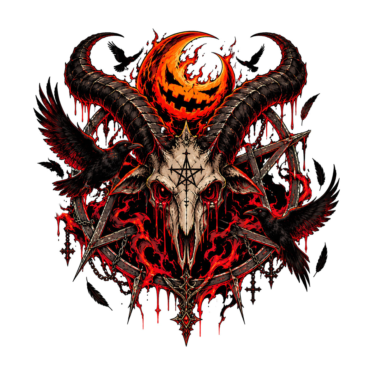 Infernal Goat Skull