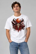 Infernal Goat Skull - White