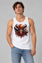 Infernal Goat Skull - White