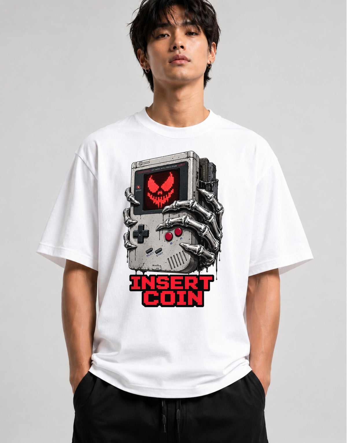 Insert Coin - White
