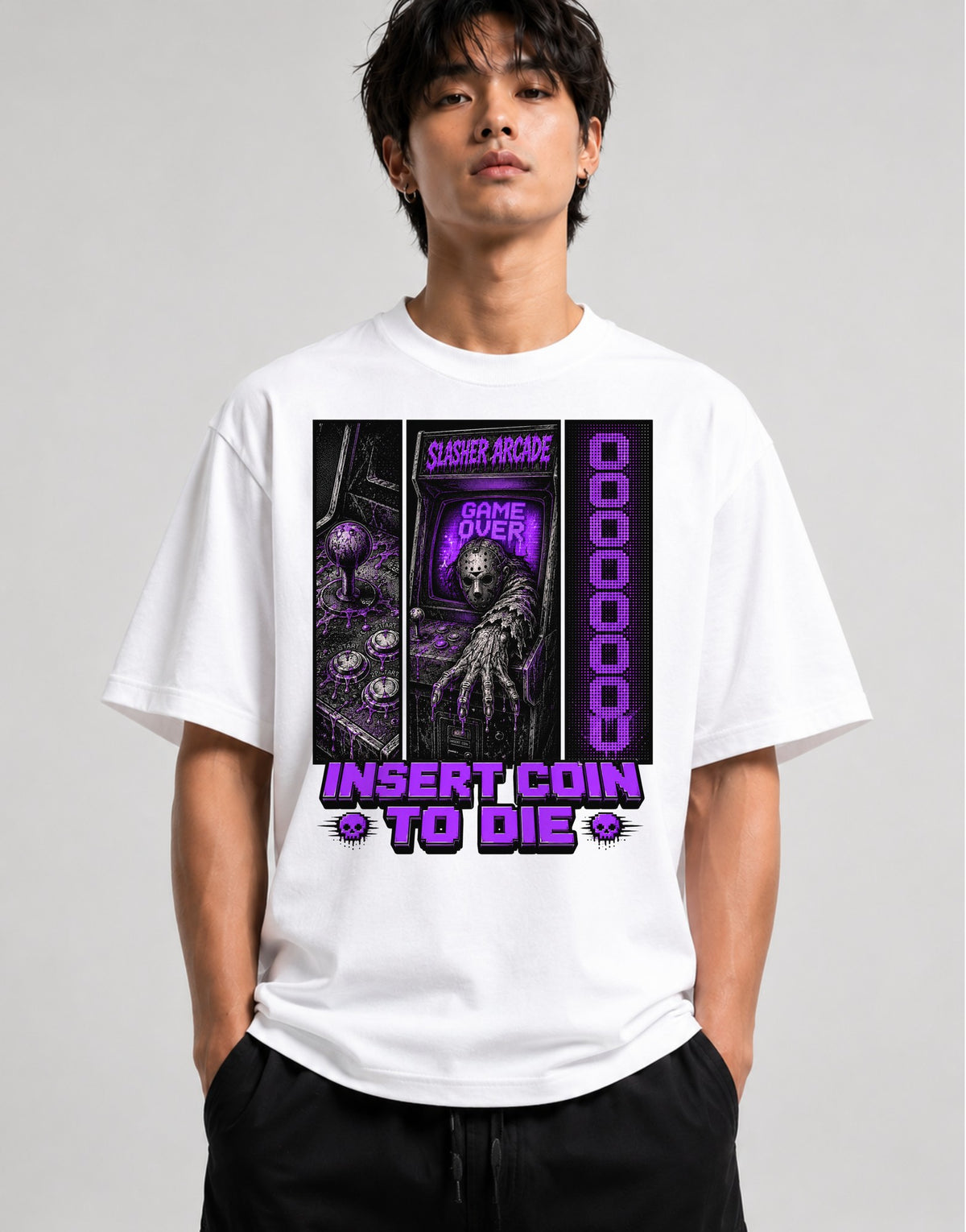 Insert Coin To Die - White