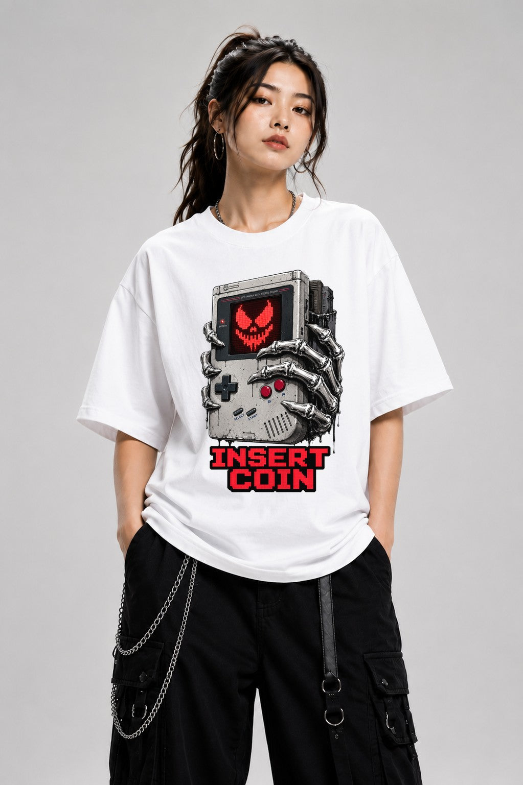 Insert Coin - White