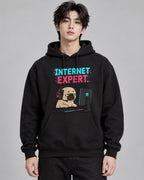 Internet Expert Funny Gamer Pug PC G - Black