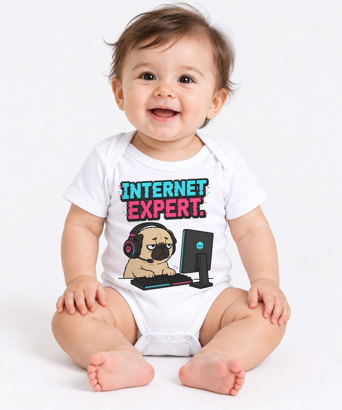 Internet Expert Pug 09211404 - White