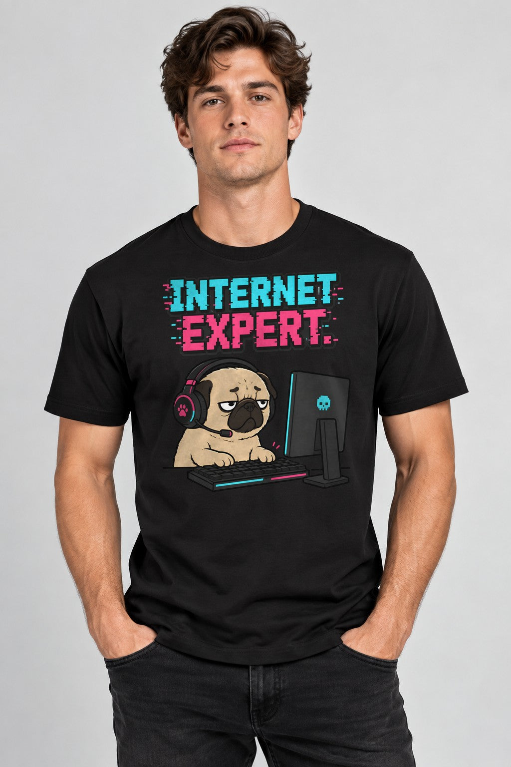 Internet Expert Pug 09211404 - Black