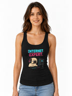 Internet Expert Pug Gamer T-Shirt - Funny Meme Graphic Tee - Black