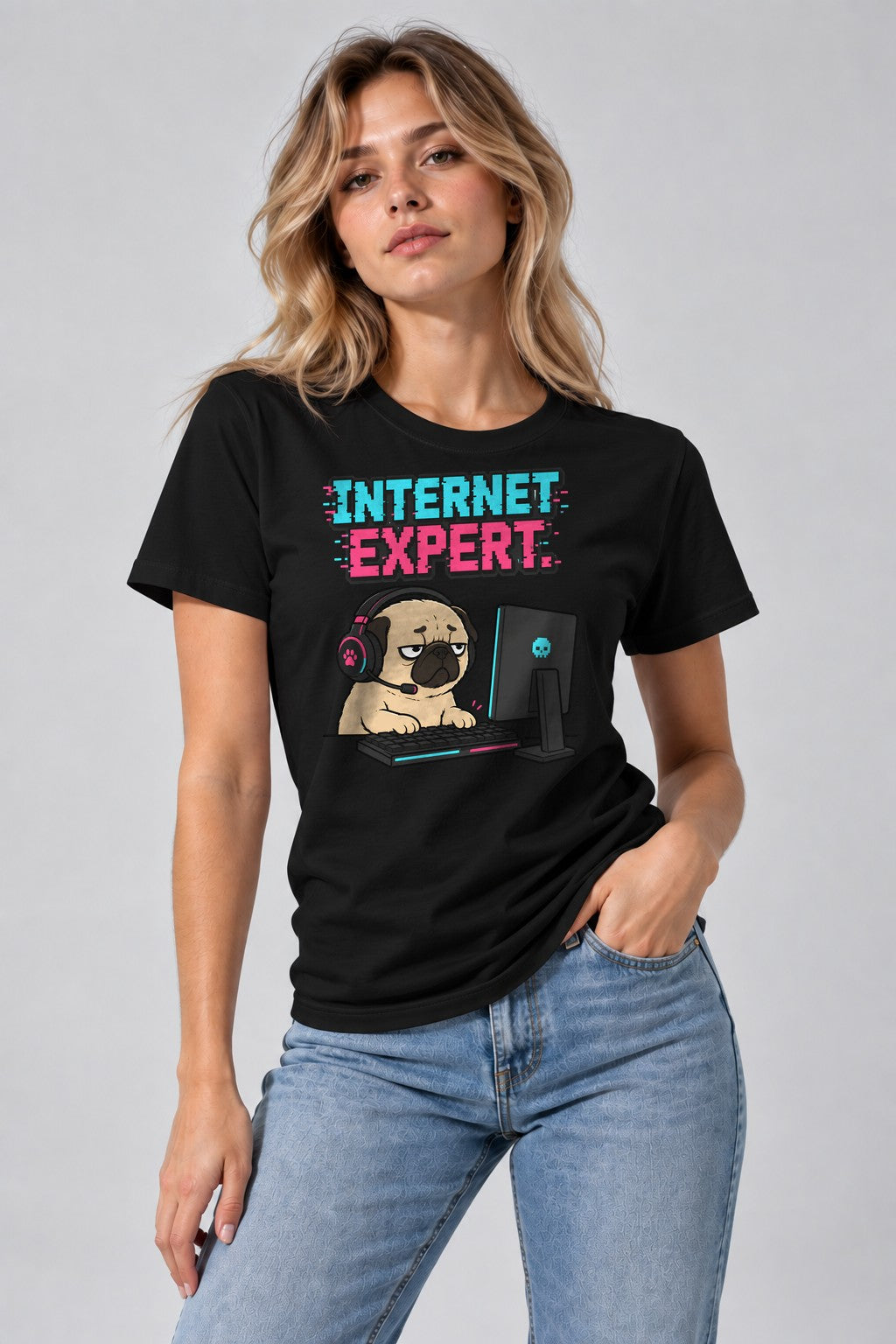 Internet Expert Pug 09211404 - Black