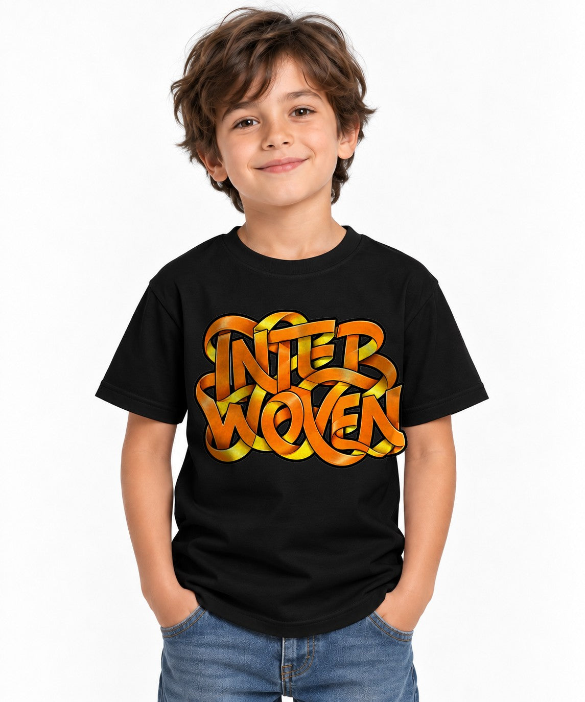 Interwoven Graffiti - Black