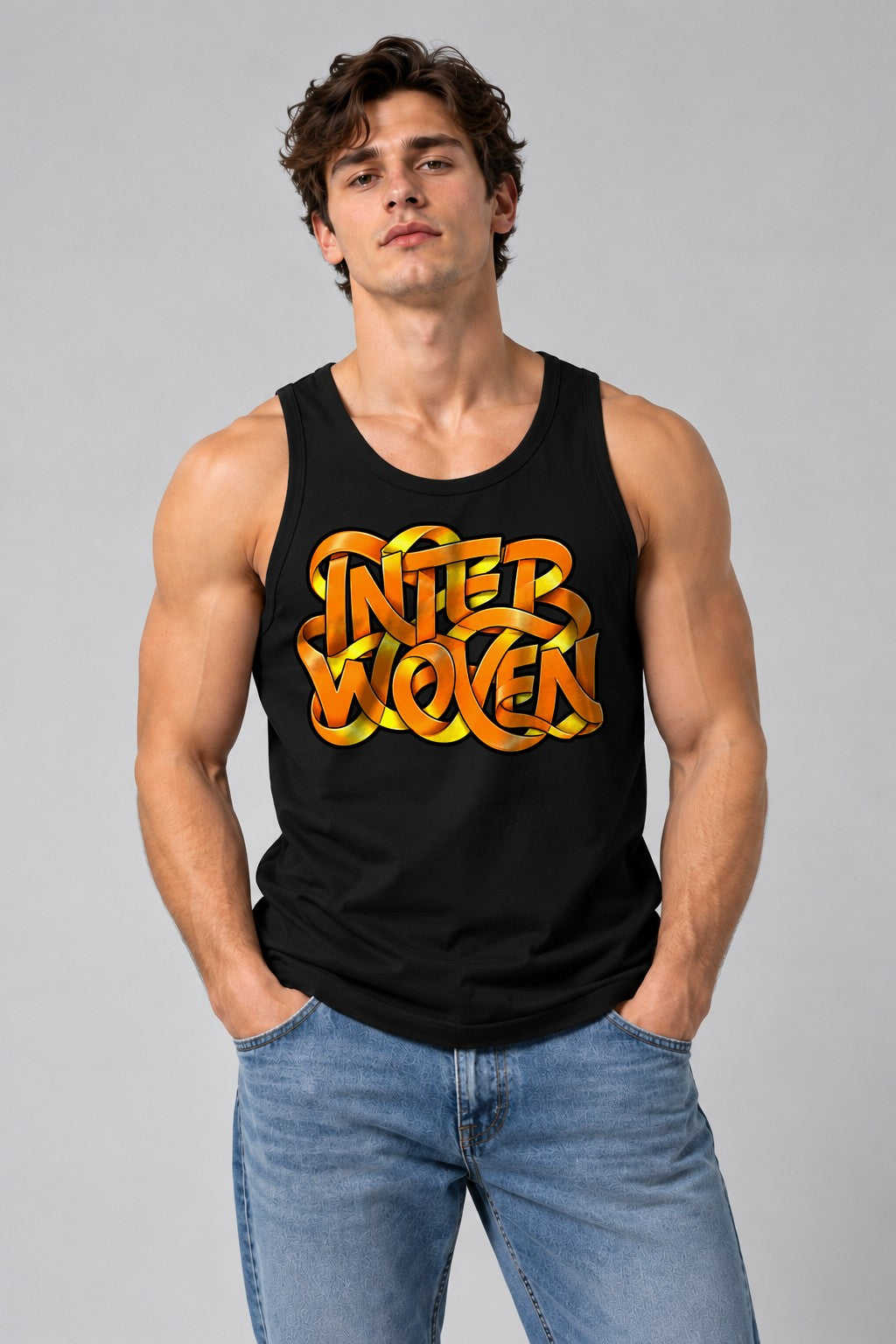 Interwoven Graffiti - Black