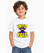 Into The Void Graphic Tee - Retro Comic Book Style Shirt - White