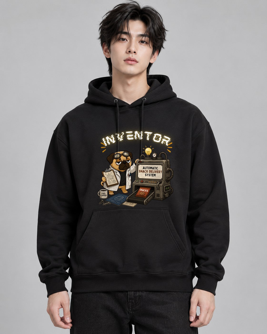 Inventor Automatic Snack Delivery Sy - Black