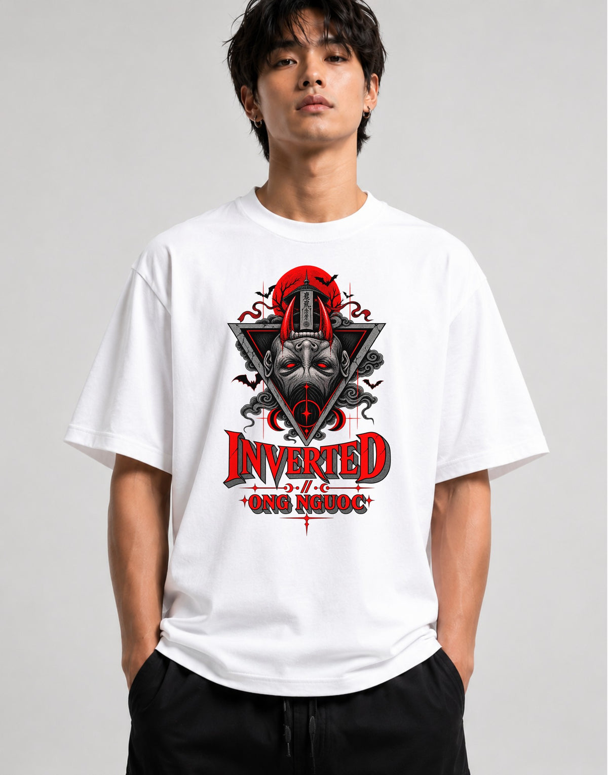 Inverted Ong Nguoc - White