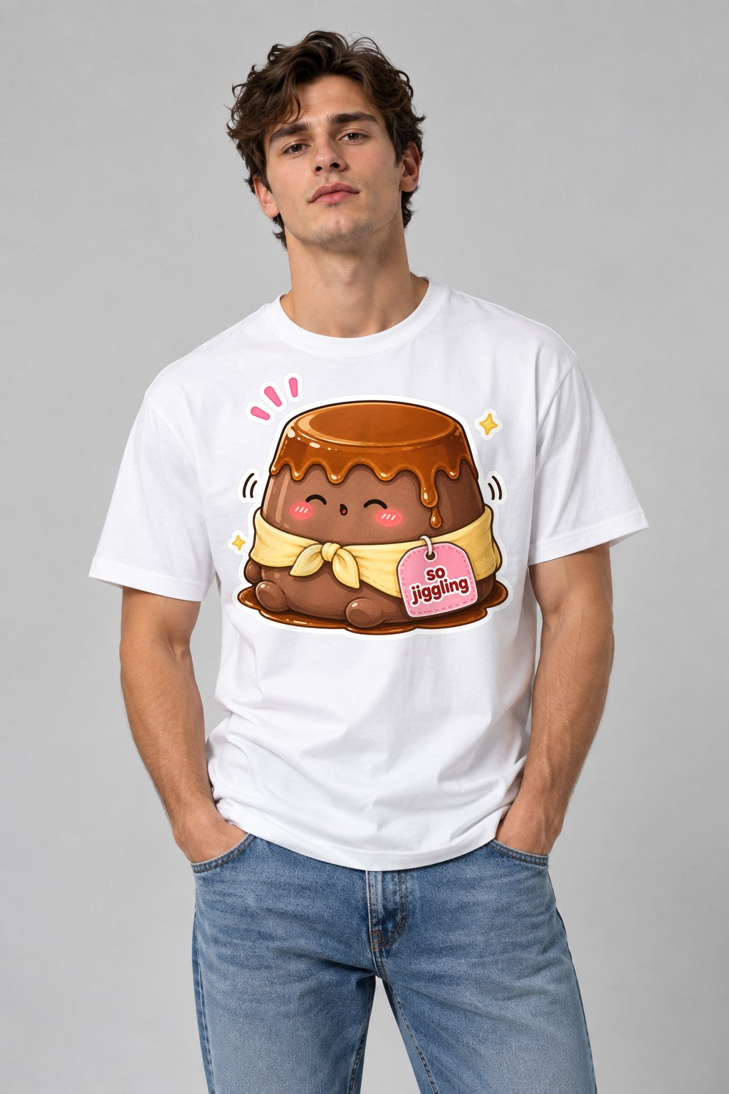 Jiggling Pudding - White