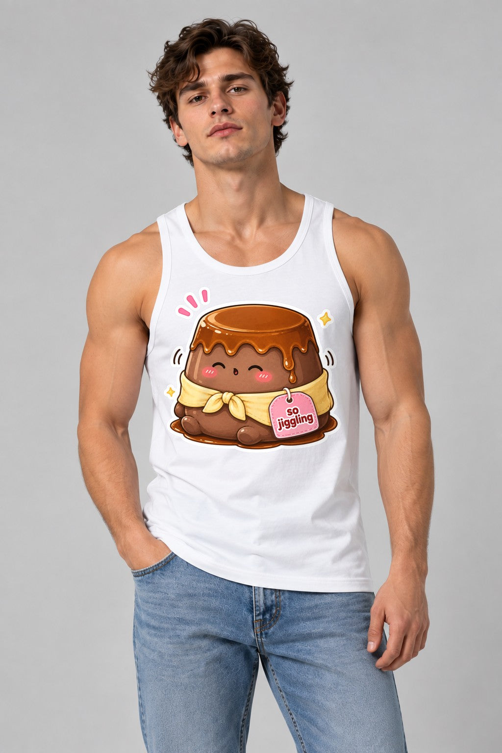 Jiggling Pudding - White