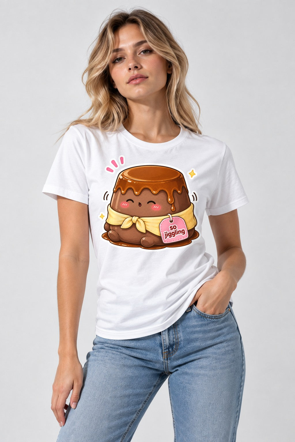 Jiggling Pudding - White