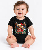 Jolly Reindeer Papa - Black