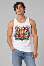 Jolly Reindeer Papa - White