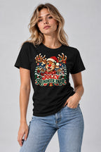 Jolly Reindeer Papa - Black