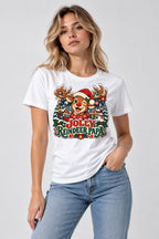 Jolly Reindeer Papa - White