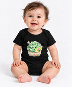 Juicy Leaf Succulent - Black