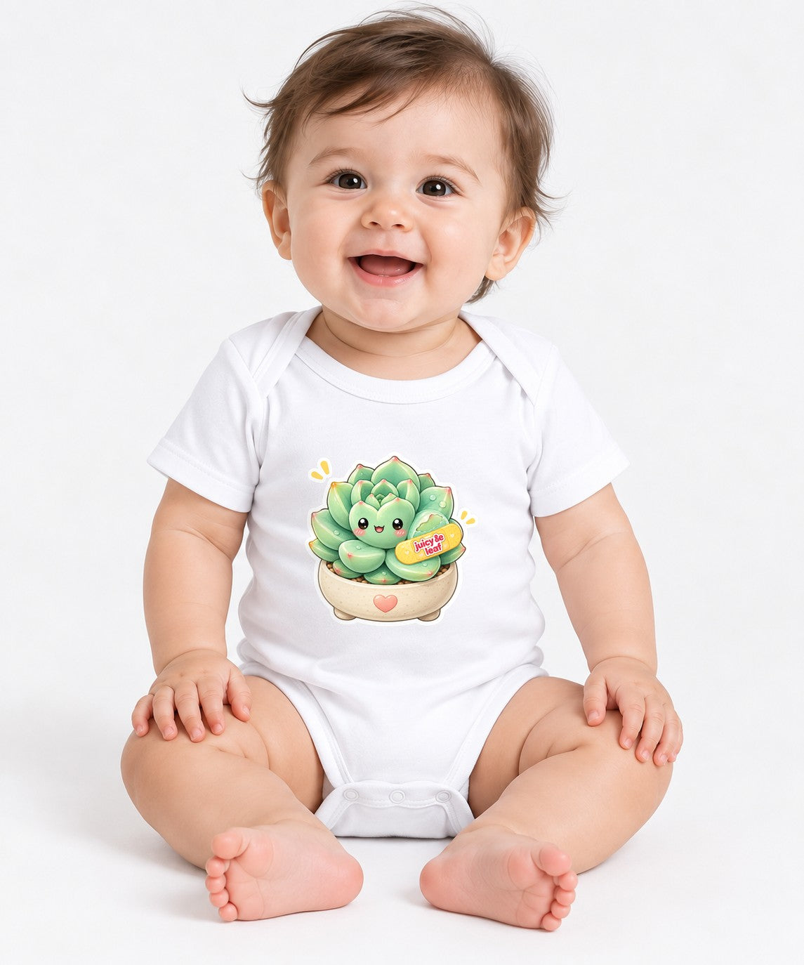 Juicy Leaf Succulent - White