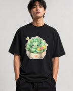 Juicy Leaf Succulent - Black