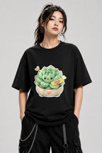 Juicy Leaf Succulent - Black