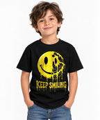 Keep Smiling Melting Face - Black