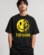 Keep Smiling Melting Face - Black